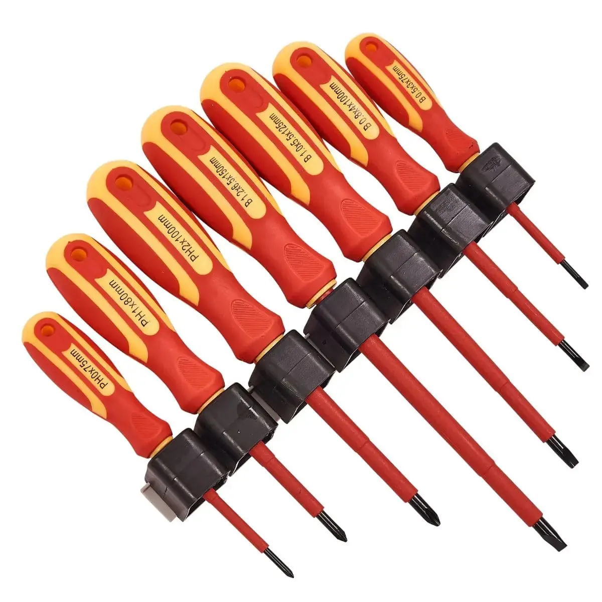 Amtech 7 Piece Vde Electrical Screwdriver Set With Storage Rack 1
