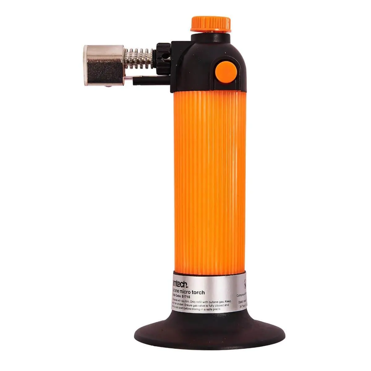 Amtech Butane Refillable Push Button Micro Torch 1