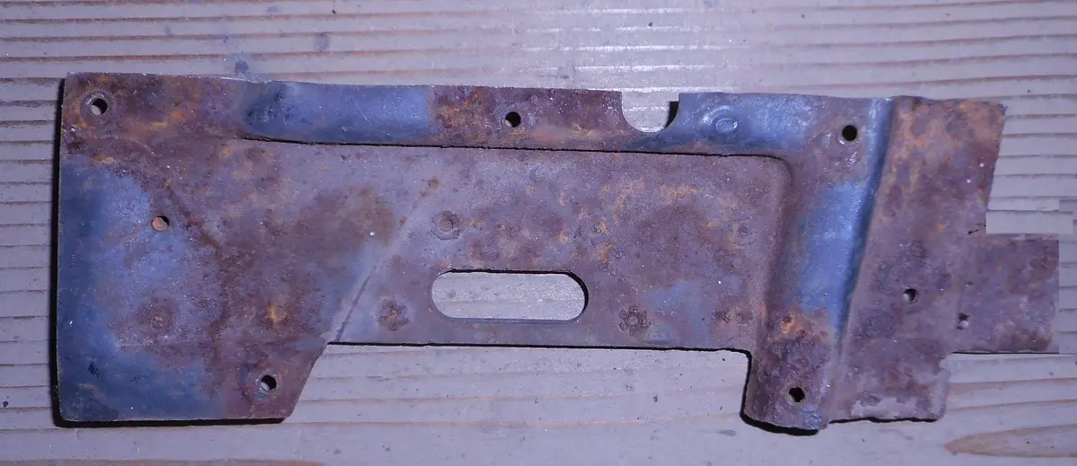 Ac Flapper Door Mounting Plate ,Used 68-72 Chevelle 1