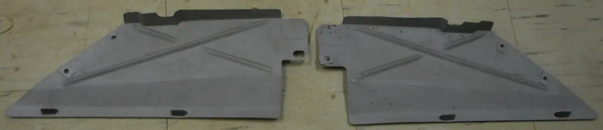Radiator Upper Baffle Panels, With Ac Or 400, Used, 69 Firebird 1