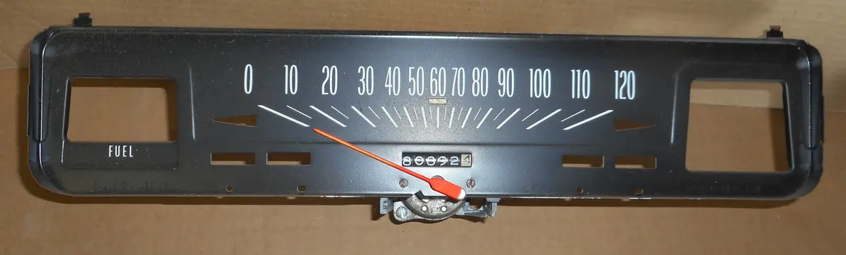 Speedometer Assembly, Without Console Gages, Used, 69-72 Nova 1