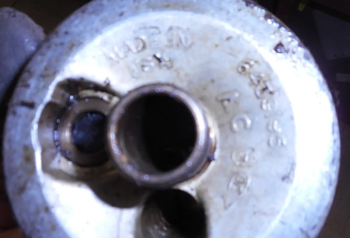 Oil Filter Housing, V8, Used, 64-75 Olds V8 2