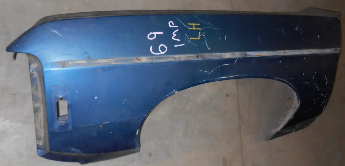 Front Fender ,Left Used 69 Impala Caprice Belair 1