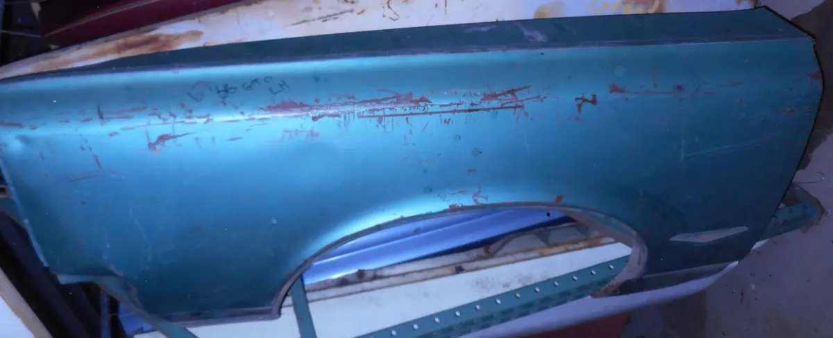 Front Fender, Left, Used, 67 Gto Lemans 1
