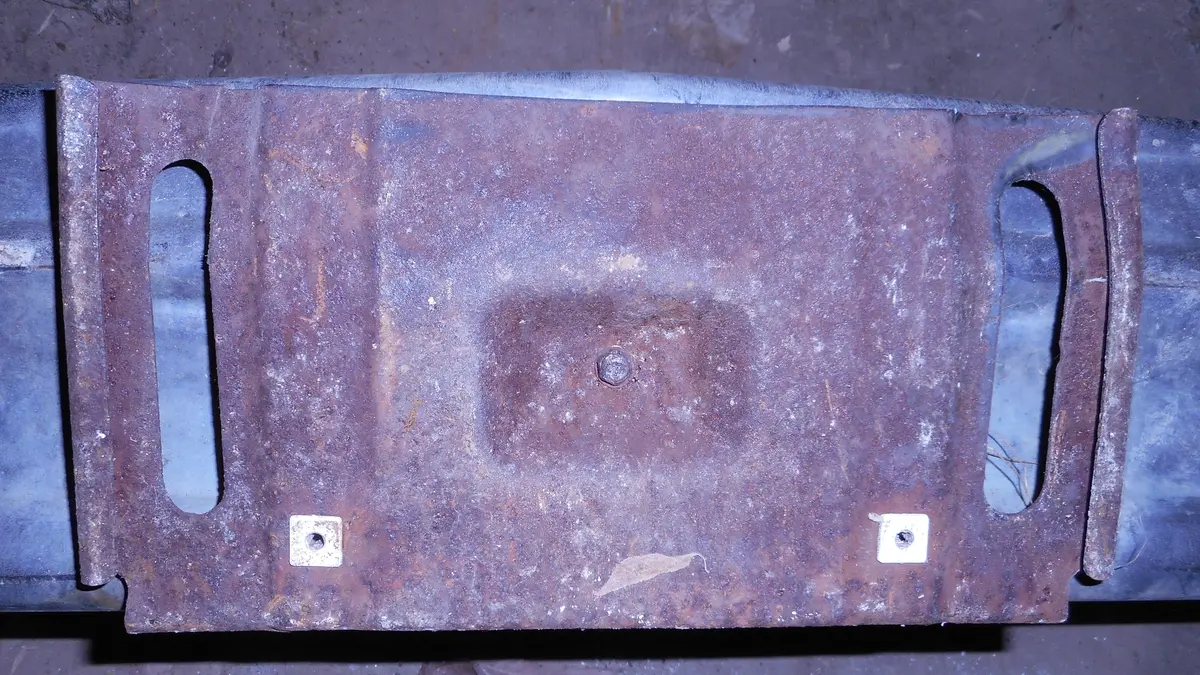 Front License Plate Bracket ,Used, 78-87 Elcamino Malibu 1