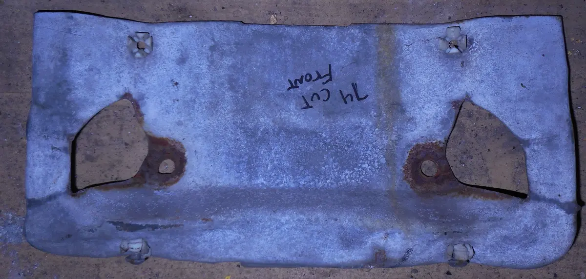 Front License Plate Bracket, Used, 73-75 Cutlass 1