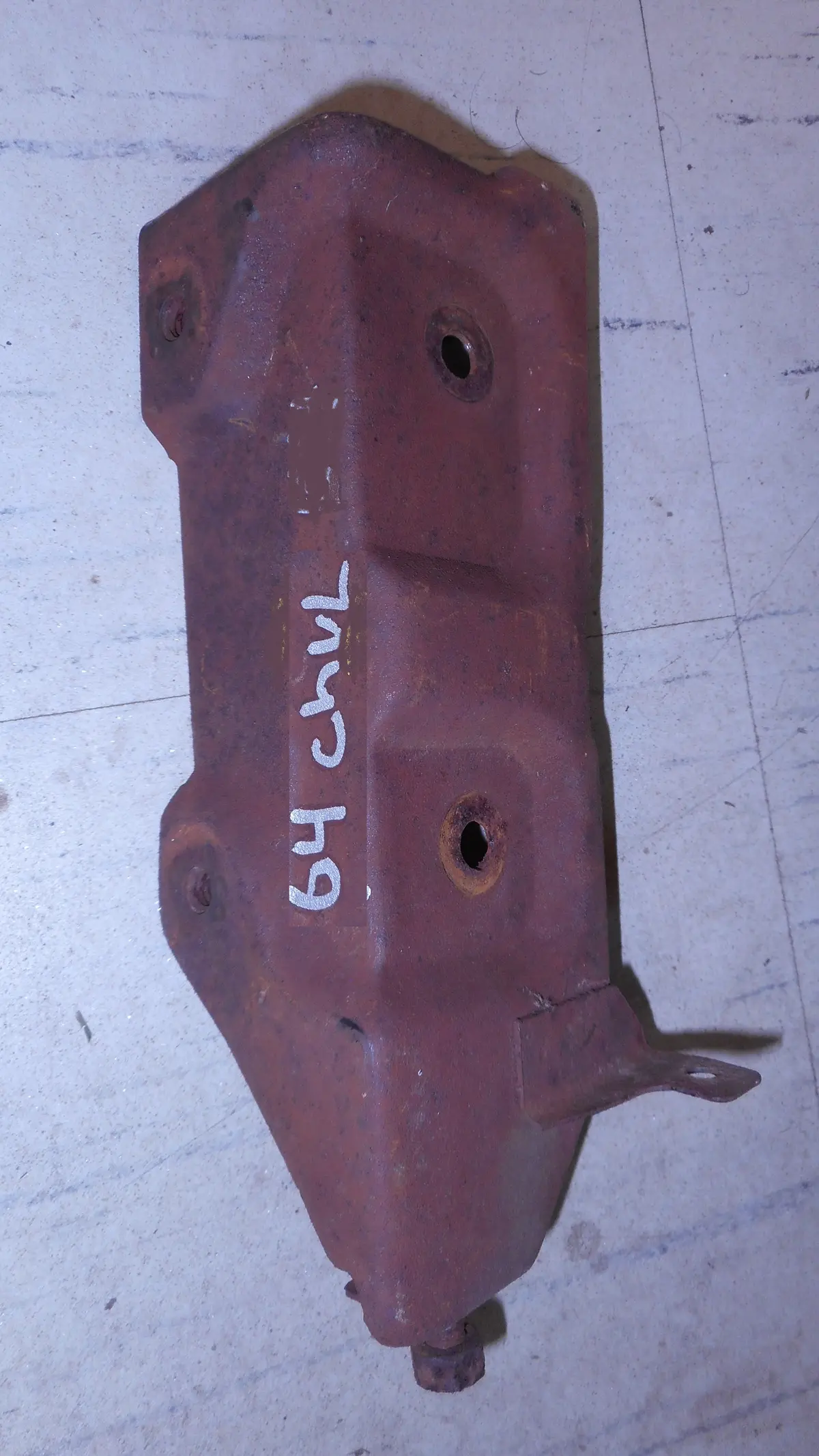 Grille Side Bracket, Left Used 64 Chevelle 1