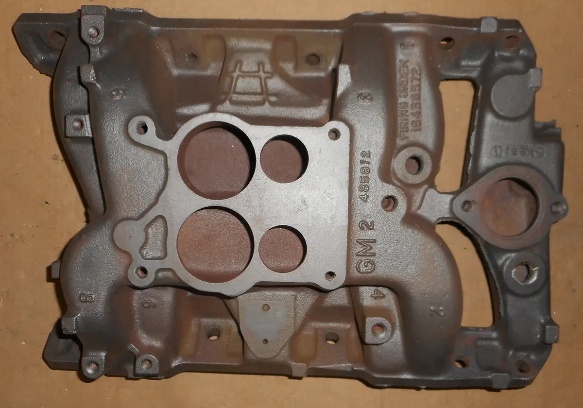 Intake Manifold, V8, 4 Barrell, Used, 72 Pontiac 1