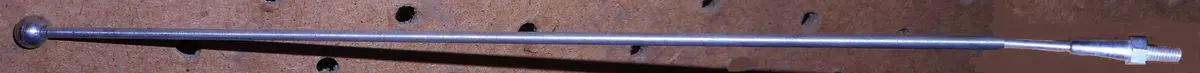 Antenna Mast, Non Telescopic, New, 67-69 Chevy's 1