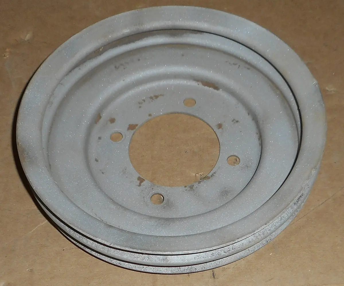 Crank Pulley, 330" 2 Groove, No Ac, Used, 64 65 Cutlass 1