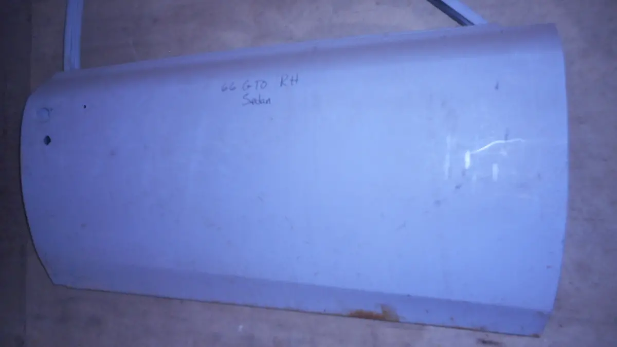 Door Shell, Right 2 Dr Sedan Used 66 67 Gto Tempest Lemans 1