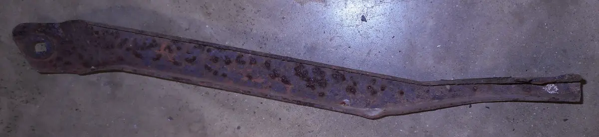 Front Bumper Bracket ,Outer Right, Used 70 Skylark 1