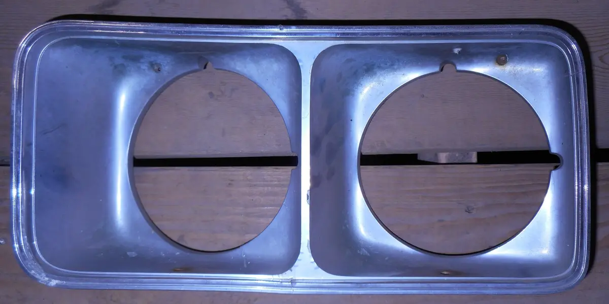 Headlight Bezel, Left, Used, 76 Impala, 75 Caprice 1