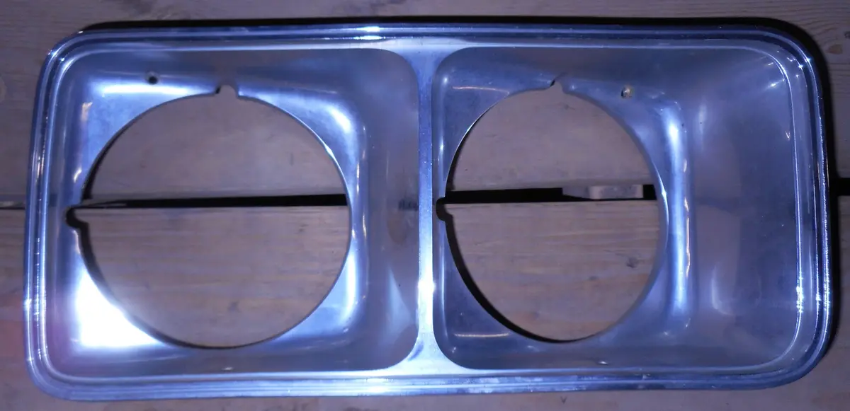 Headlight Bezel ,Right, Used 76 Impala , 75 Caprice 1