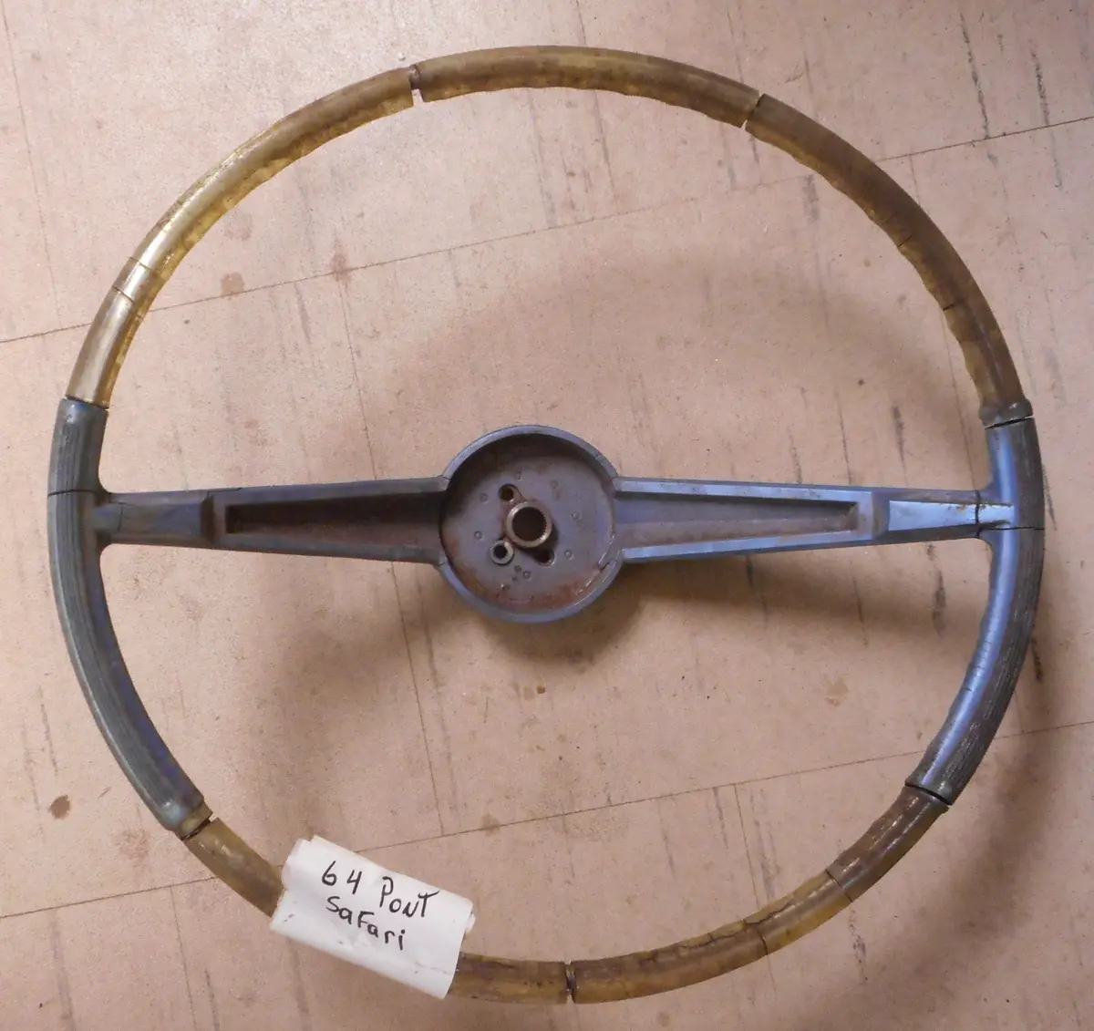 Steering Wheel ,Deluxe Used 64 65 Pontiac 1