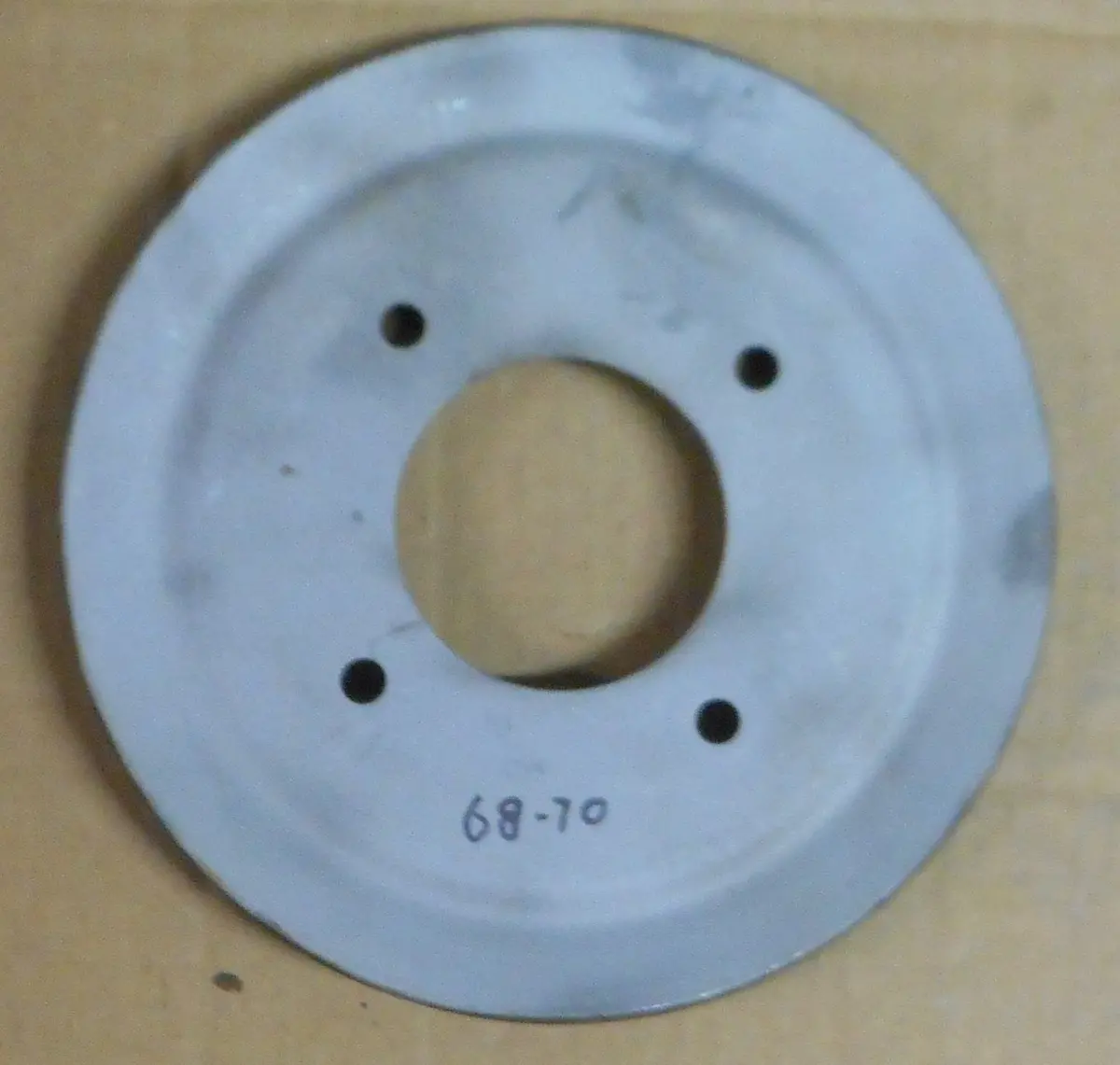 Crank Pulley, V8, Ps, 1 Groove, 843, Used, 68-70 Pontiac 1