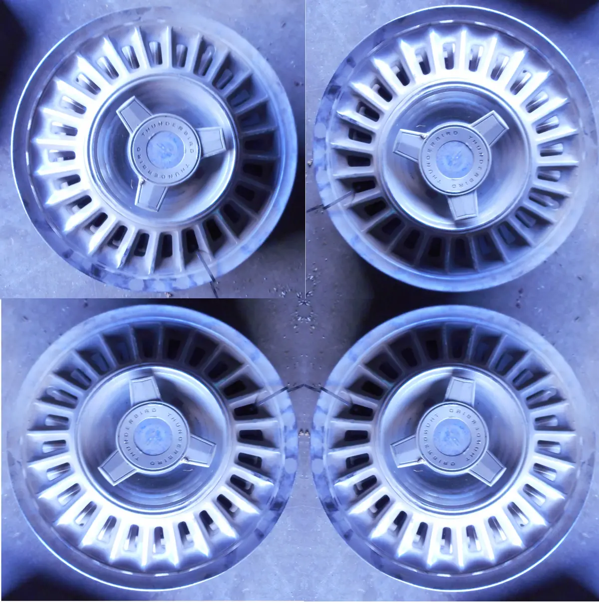 Wheel Cover Set ,Used 15" 67 68 Thunderbid 1