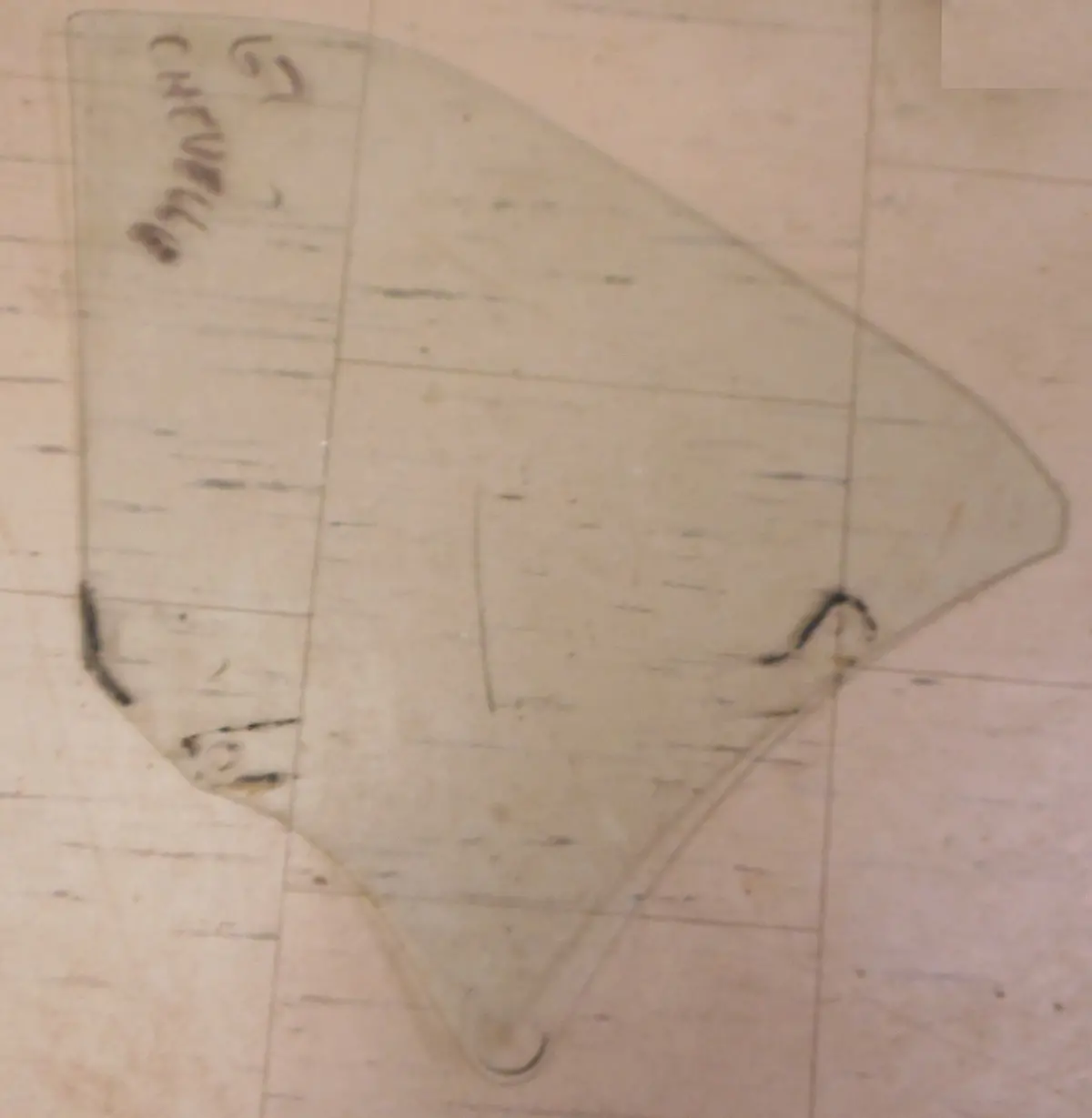 Quarter Glass ,Hdt, Right Clear New 66 67 A-Body 1