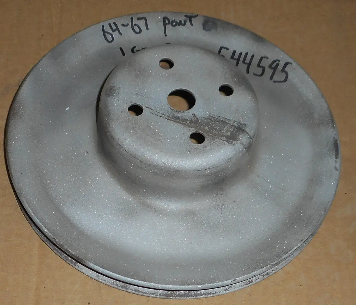 Fan Pulley ,1 Groove Used 64-67 Pontiac, V8 1