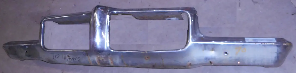 Front Bumper ,Chrome, Used 70 Lemans Tempest 1