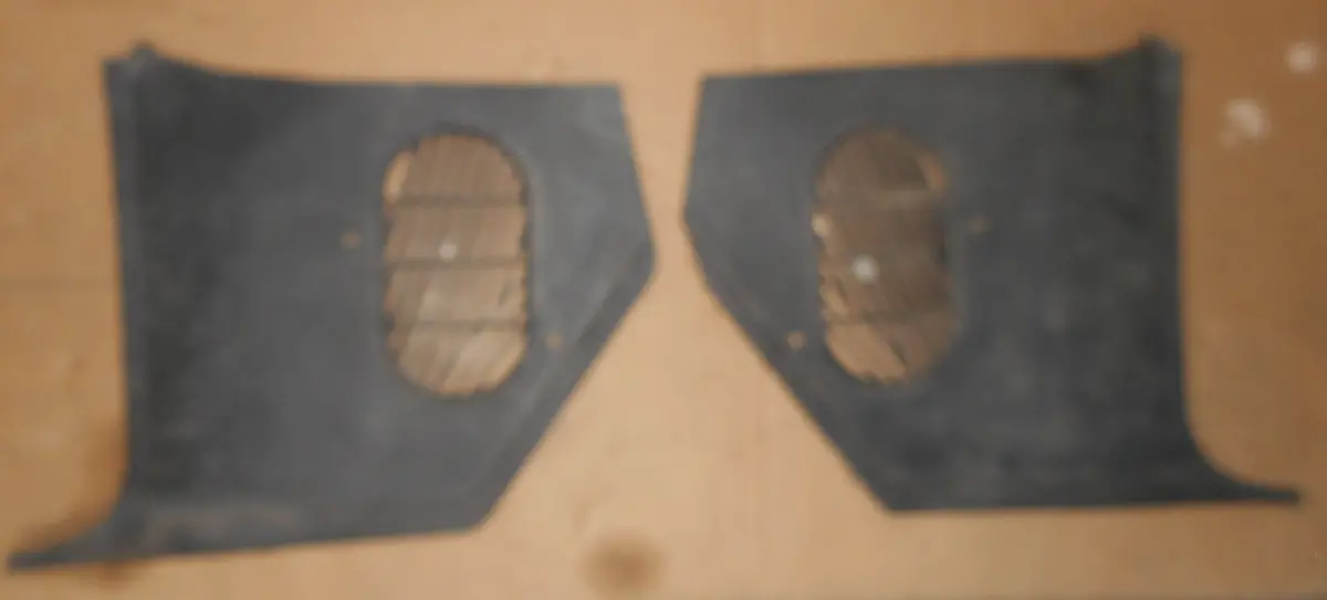 Kick Panels, No Ac ,Black, Pair, Used, 64 A-Body 1