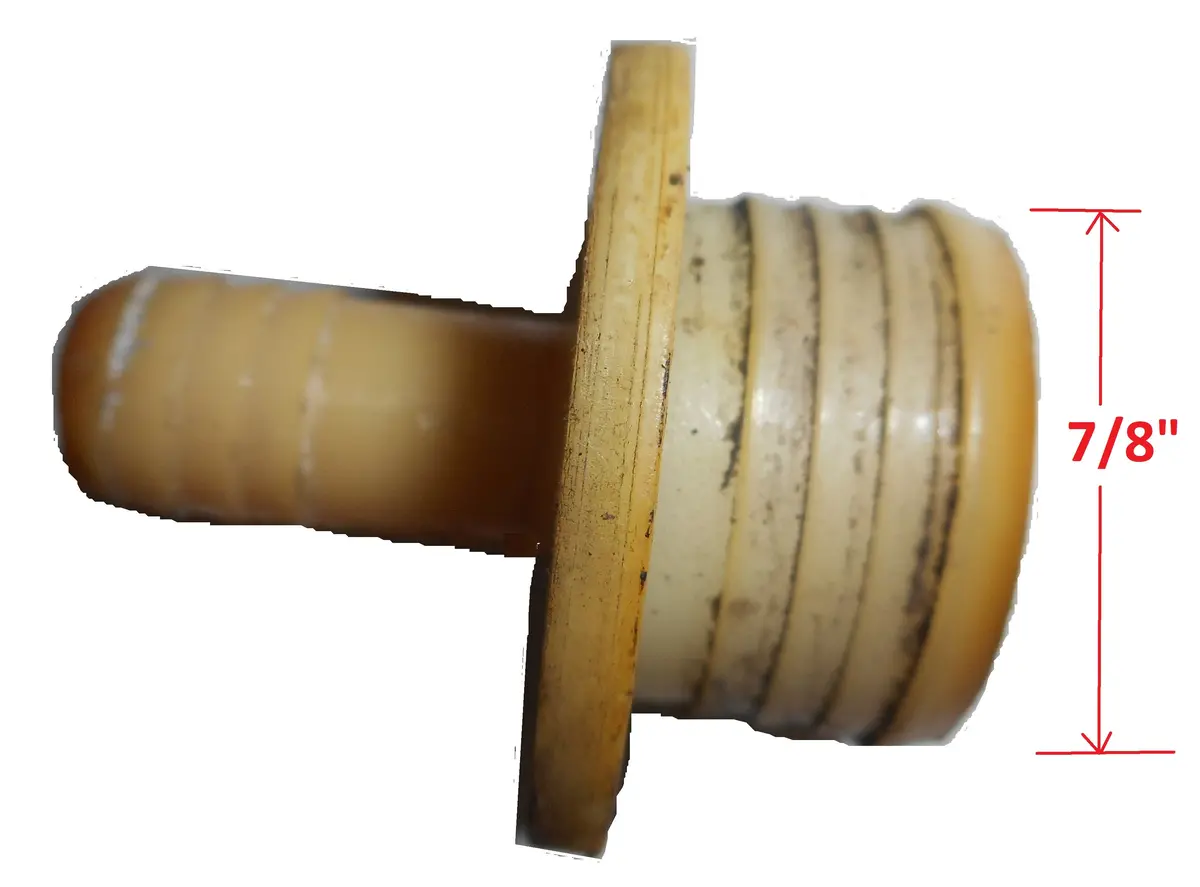 Brake Booster Check Valve, Straight Fitting Used, 62-64 Cars 1