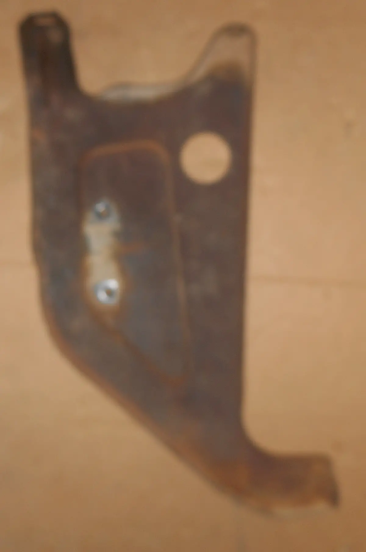 Hood Latch & Grille Support Bracket, Used, 70-72 Skylark 1
