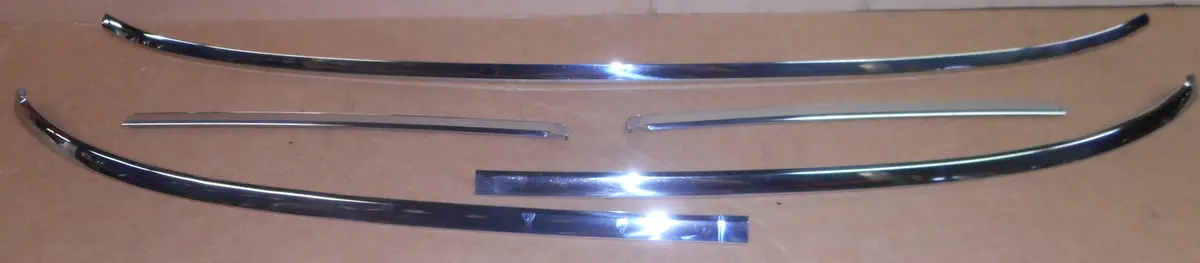 Windshield Molding Set, Convertible, Restored, 67-69 Camaro Firebird 1