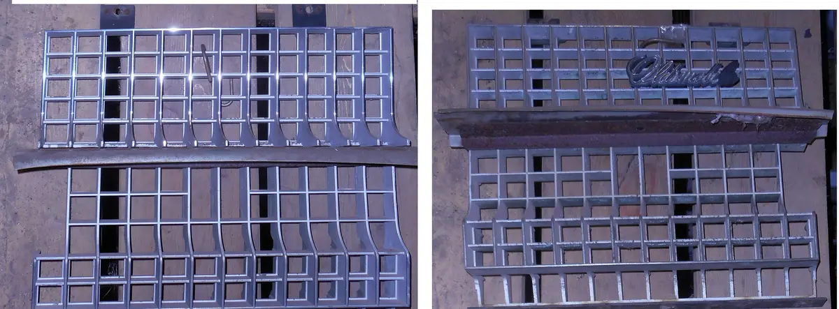 Front Grilles, Used Pair, 73 Olds 98 1