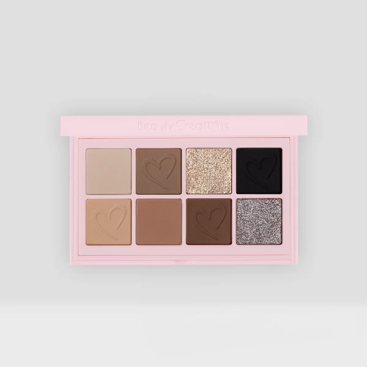 Paleta De Sombras Duet Mini Snap Palette "Grungy Greys" - Beauty Creations 1