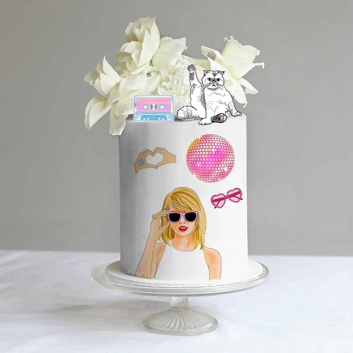 Taylor Swift Edible Icing Cutout Characters 1