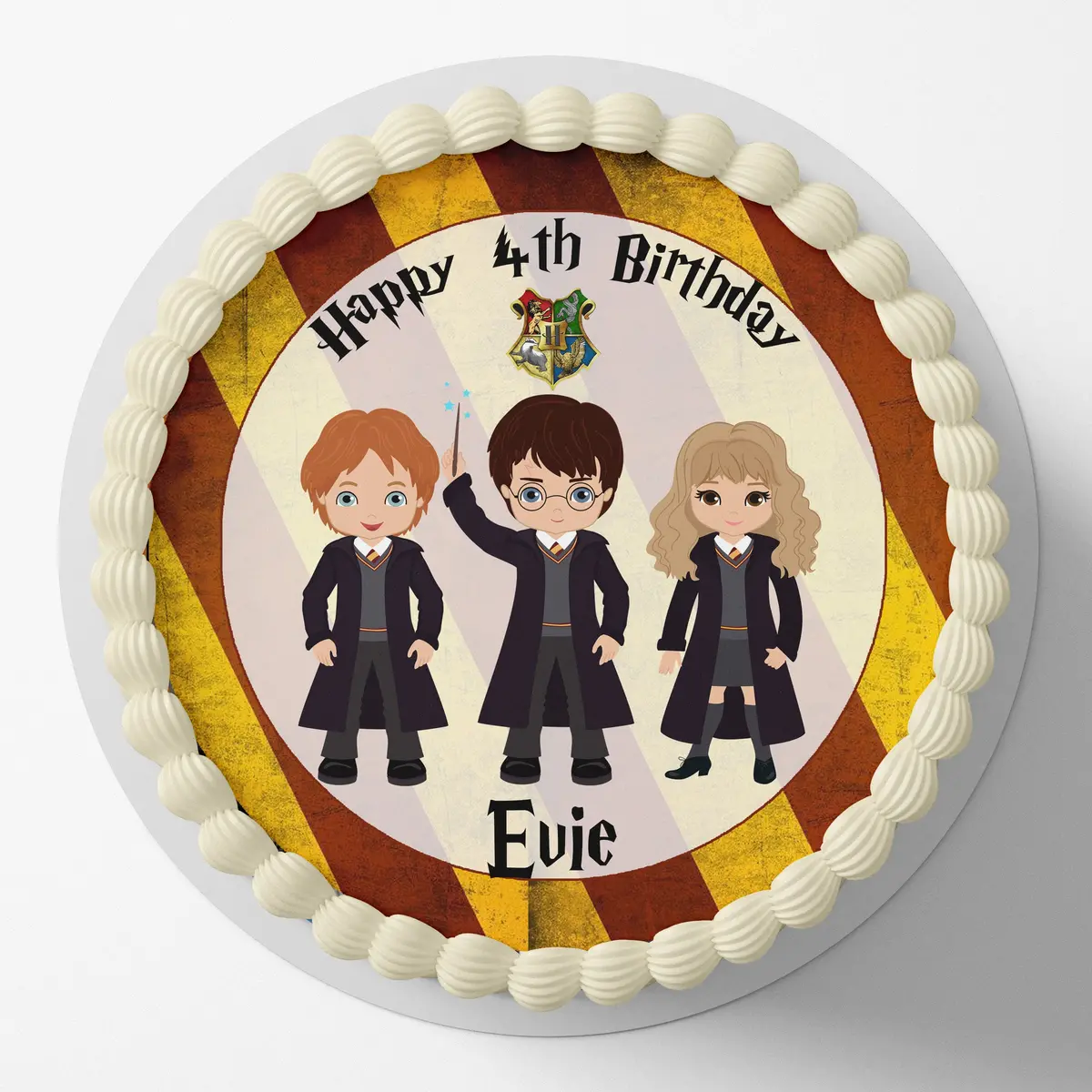 Harry Potter Round Edible Cake Topper 1