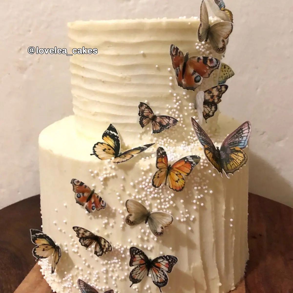 Multicoloured Pre-Cut Edible Wafer Butterflies 1
