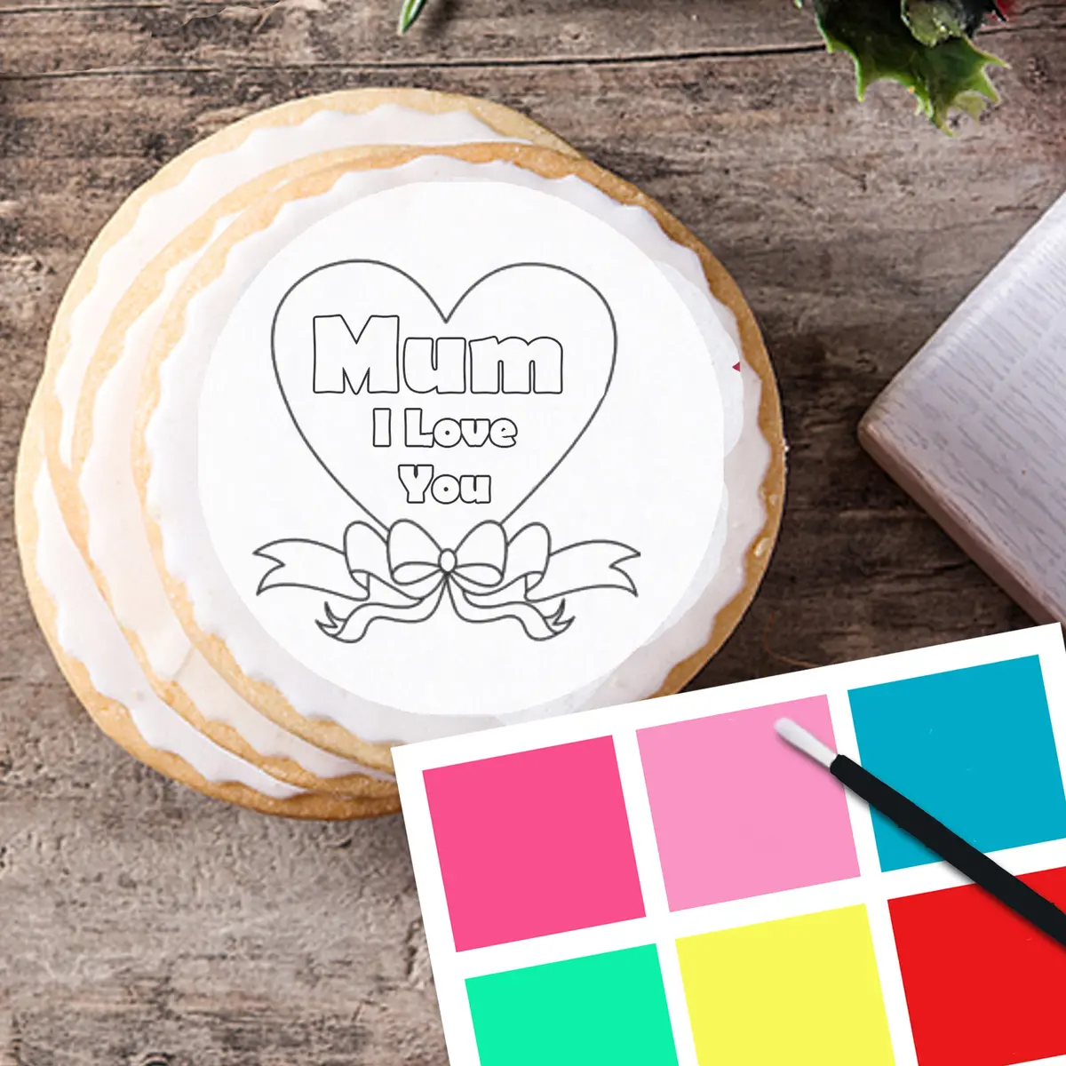 Mothers Day Pre-Cut Pyo Cookie Toppers 1