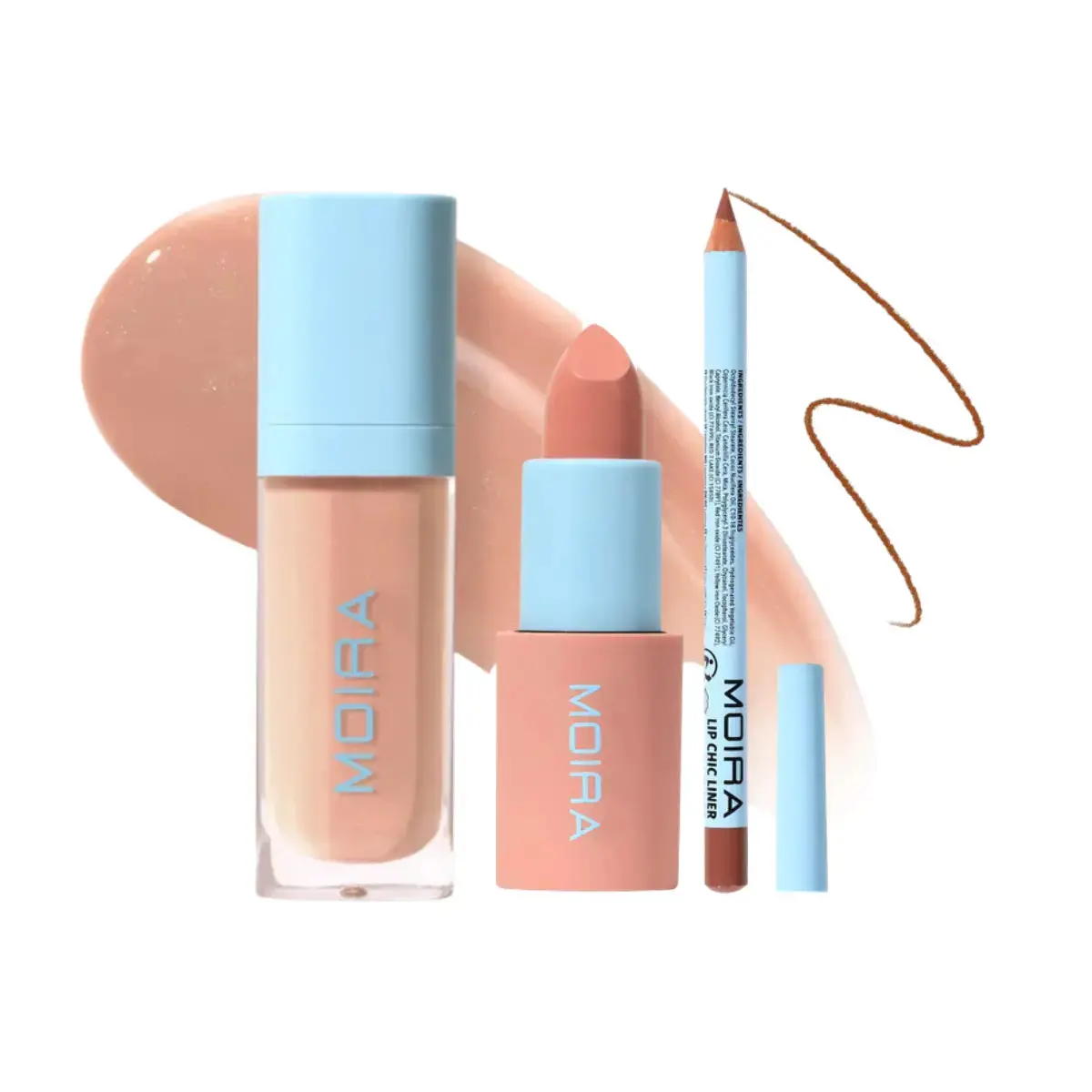 Lip Trio Chic Collection Nude - Moira 1