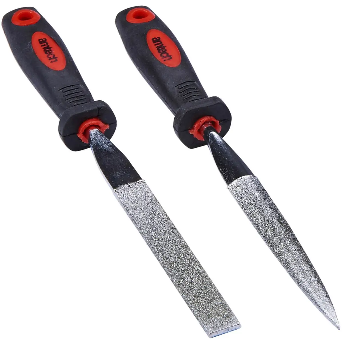 Amtech 2 Piece Diamond File Set Comfort Grip 1