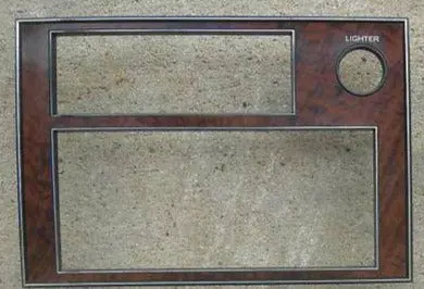 Dash Heater & Radio Bezel ,Woodgrain, 84 85 Cutlass 1