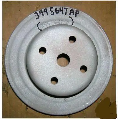 Fan Pulley, 1 Deep Groove, Used, 69-74 Chevy, 302 350 396 454 1