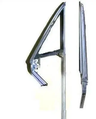 Door Vent Window Assembly, Left, Convert, Used, 63-64 B & C-Body 1