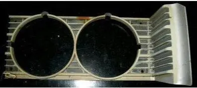 Headlight Bezel ,Left Used 69 Impala Caprice 1