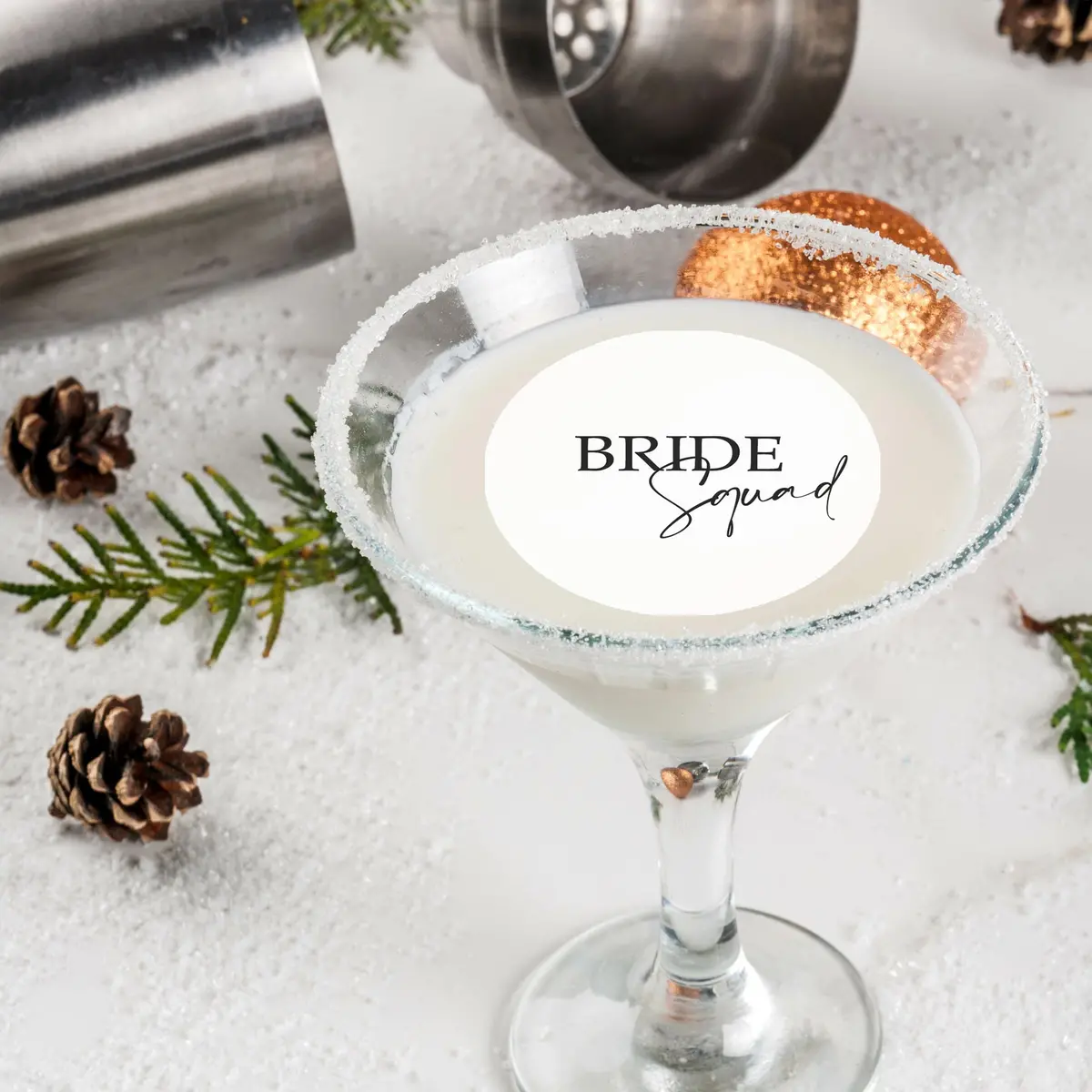 Bride Squad Edible Cocktail Drink Toppers 1