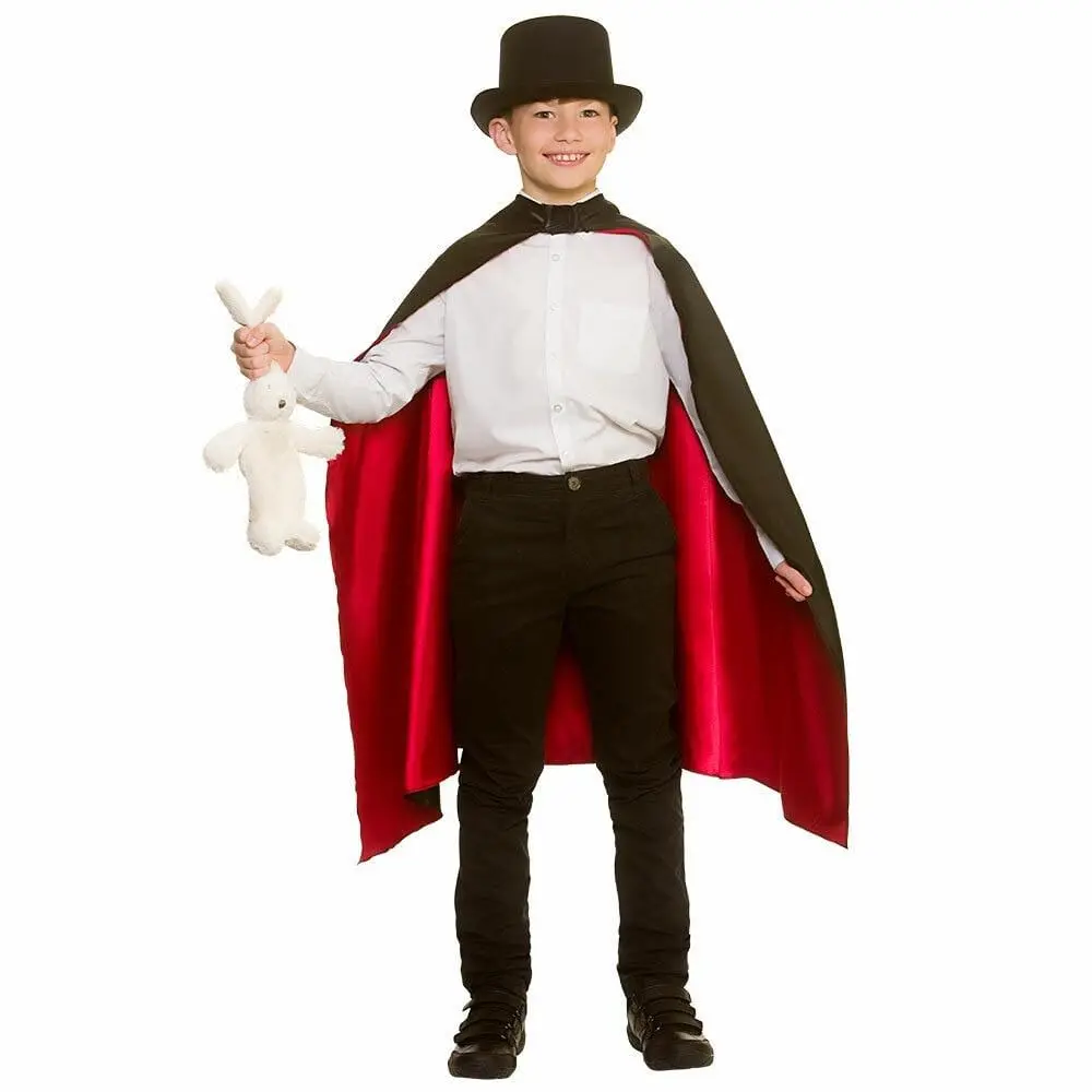 Magicians Cape Child Fancy Dress Dynamo Halloween Age 8-10 1