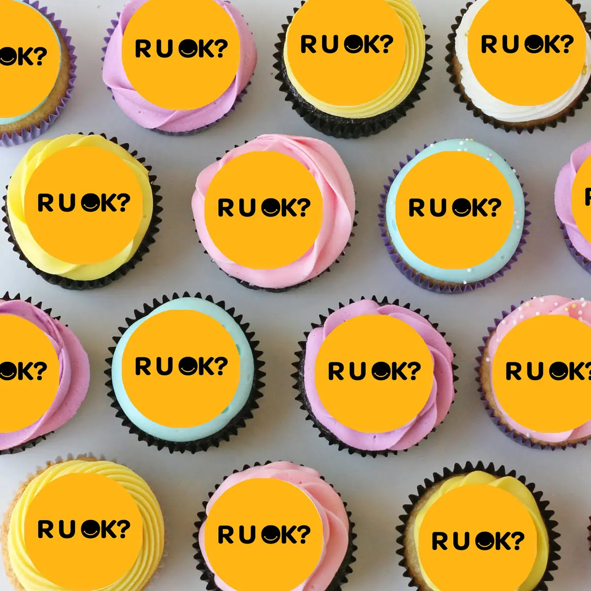 Ruok Pre-Cut Mini Edible Cupcake Or Cookie Toppers 1