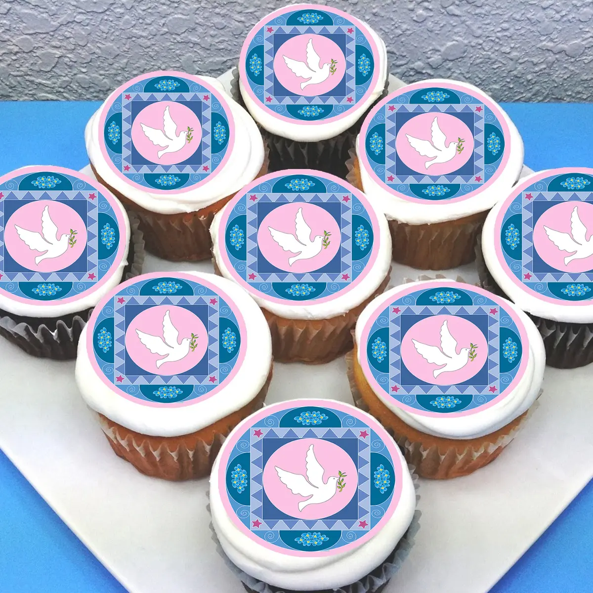 Confirmation Edible Cupcake Toppers 1