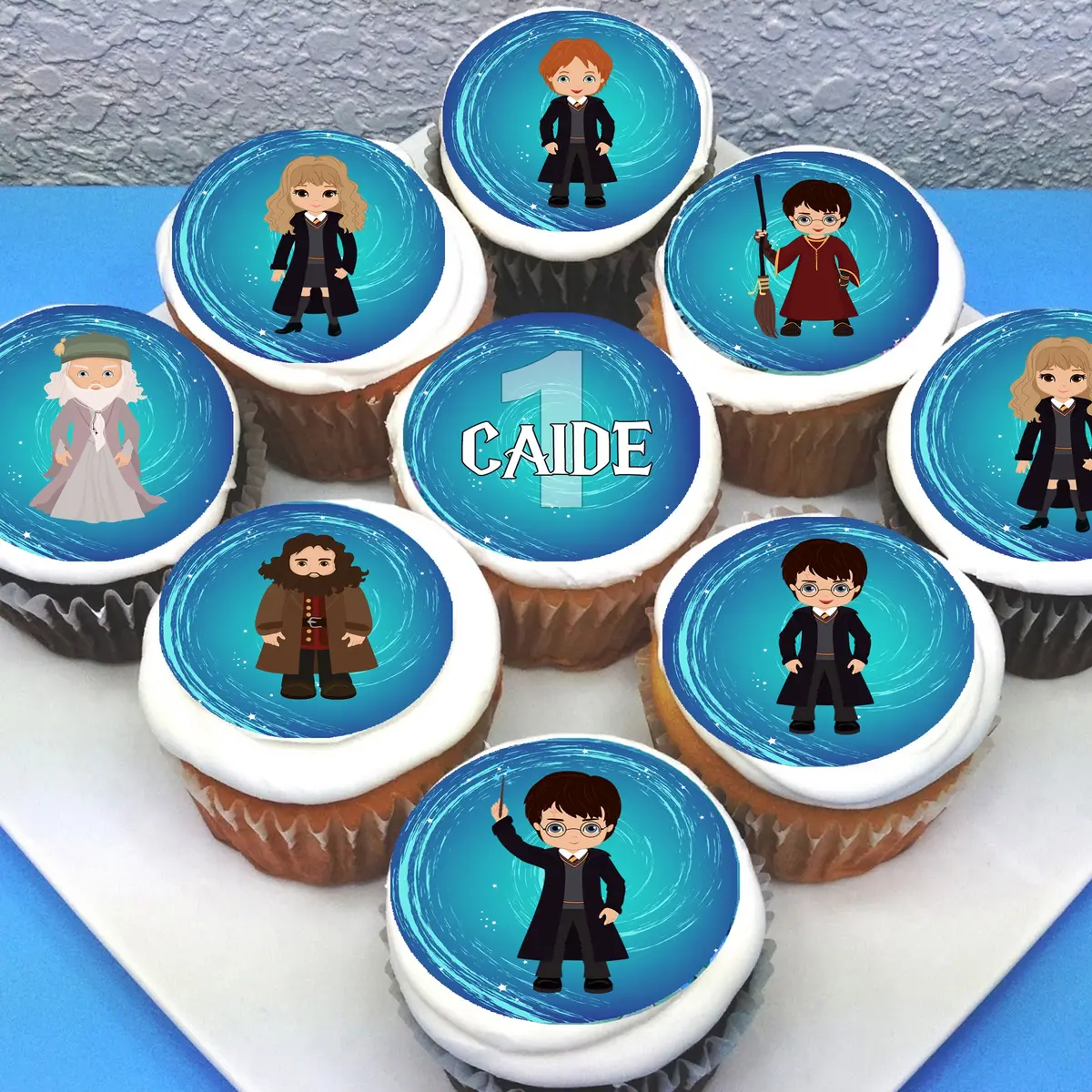 Harry Potter Edible Cupcake Toppers 1