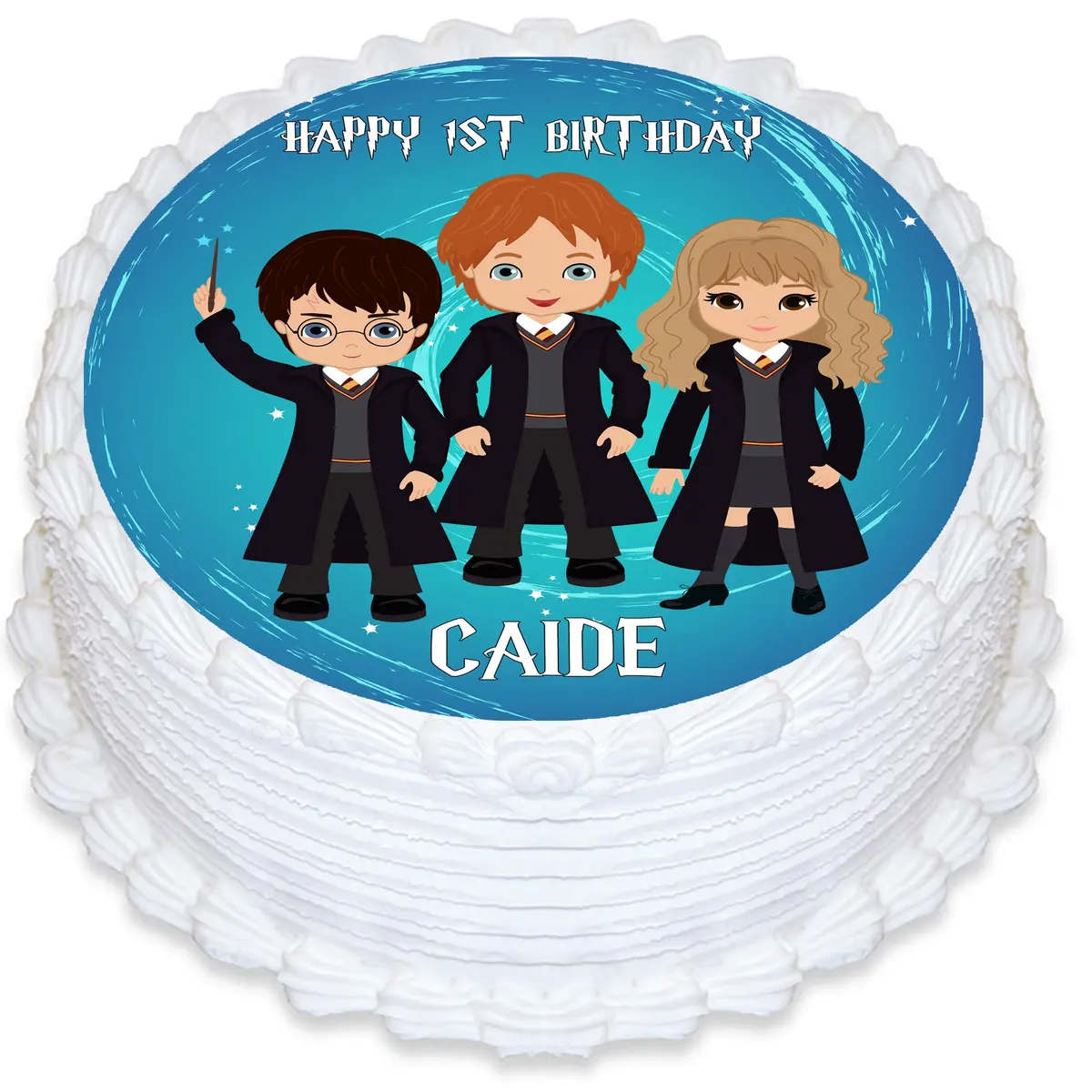 Harry Potter Round Edible Cake Topper 1