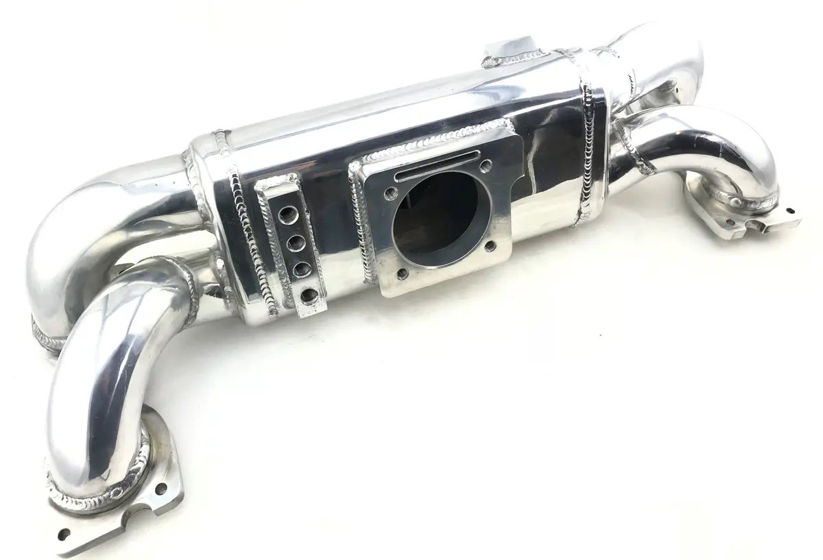 Polished Aluminium Inlet Intake Manifold 2001-2007 Subaru Wrx Impreza / Sti Ej20 Gc8 Gdb Ej25 2.0L 2.5L 1