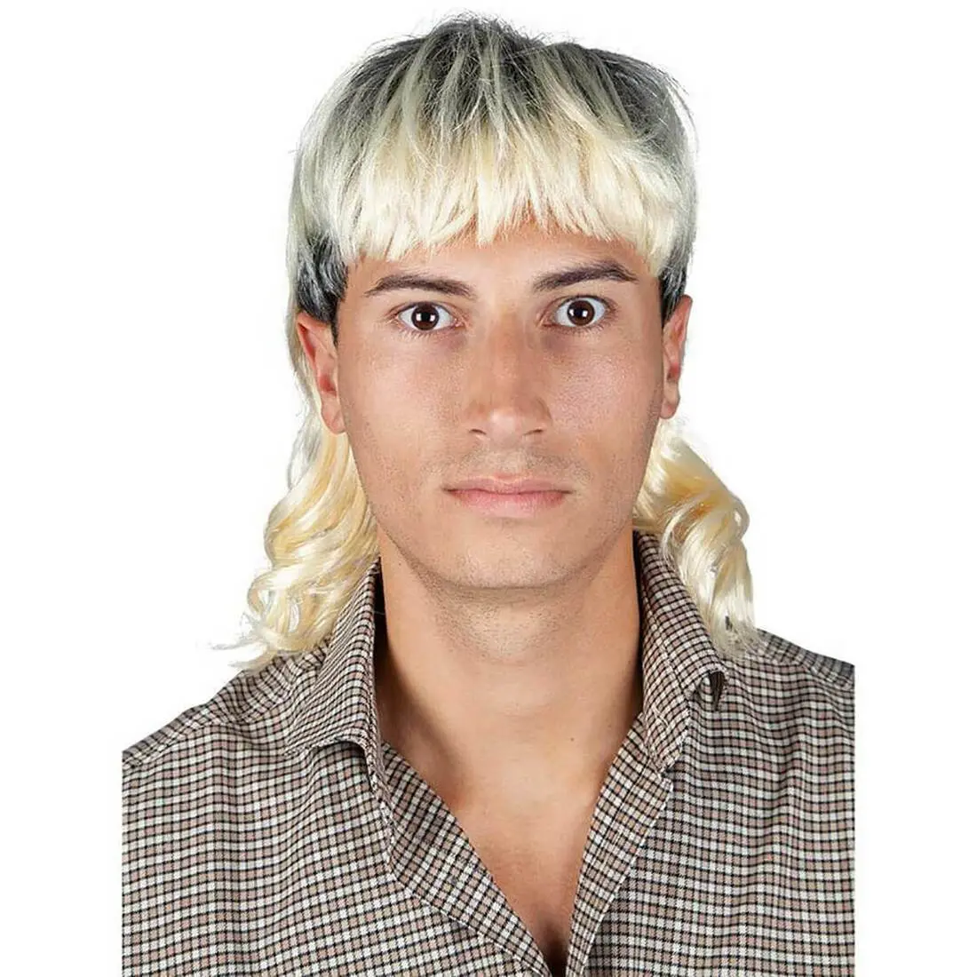 Exotic Mullet Wig Blonde Joe Tiger King 80S Pop Rock Star 1