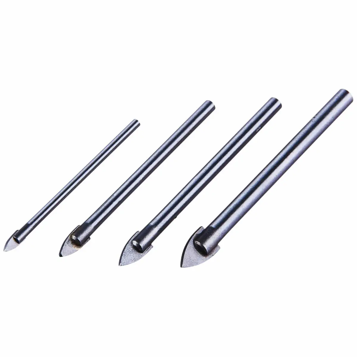 Amtech 4 Piece Glass & Mirror Drill Bit Set 3-8Mm 1