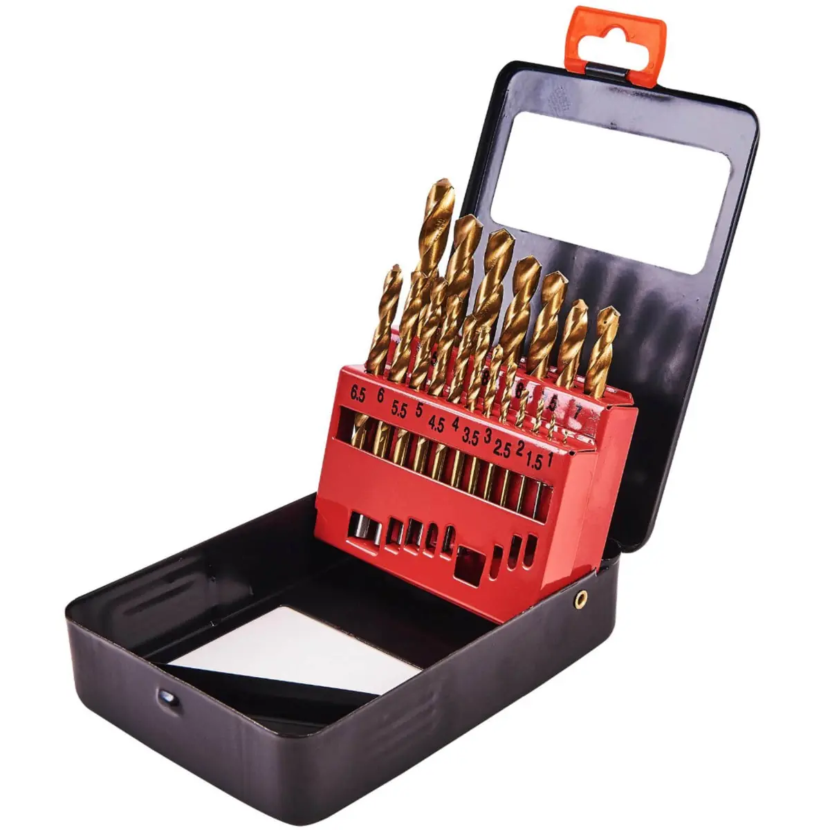 Amtech 19 Piece Titanium Coated Drill Bit Set 1